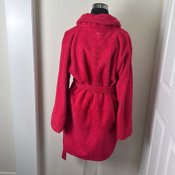 LASenza Hi Barbie Fuzzy Pink Robe Size Small & Medium - Picture 10 of 13